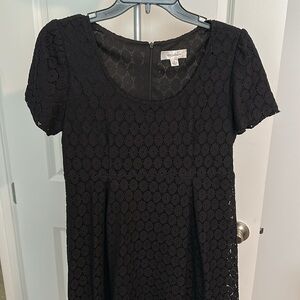 Elegant Little Black Lace Dress Sz 8